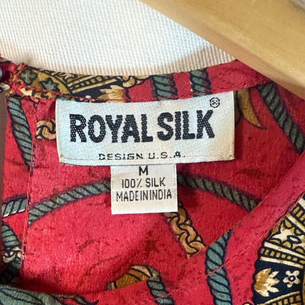 Royal Silk Shell Blouse - Picture 2 of 5